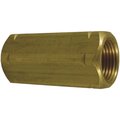 Mec Single Piece Adapter, Brass, F.Pol x F.Pol ME305